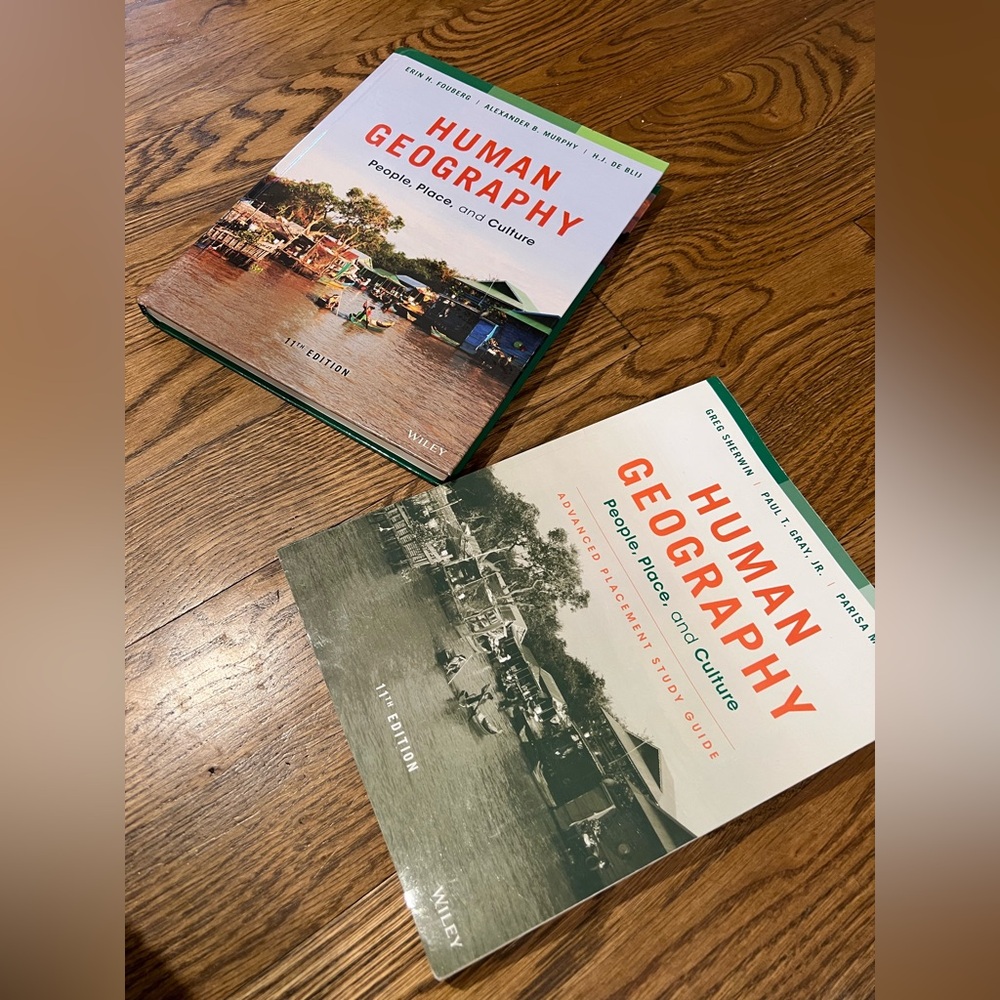 Ap Human Geography Textbook AND workbook